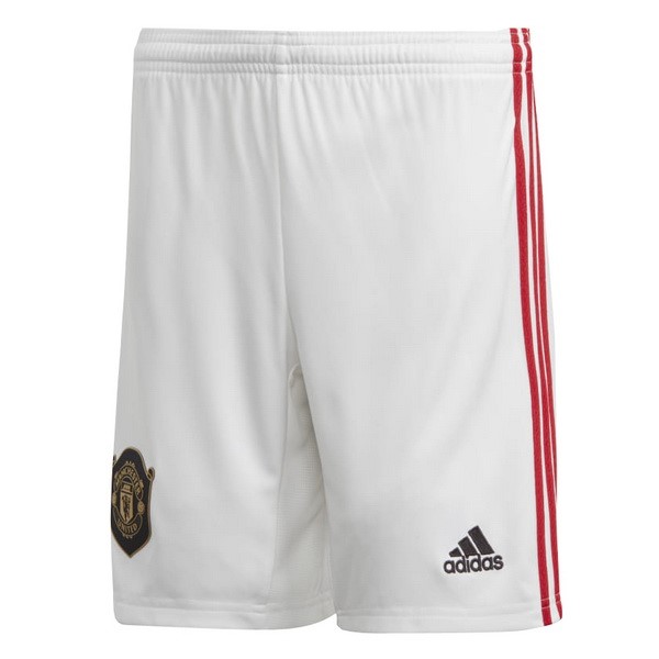 Pantalones Manchester United Replica Primera Ropa 2019/20 Blanco